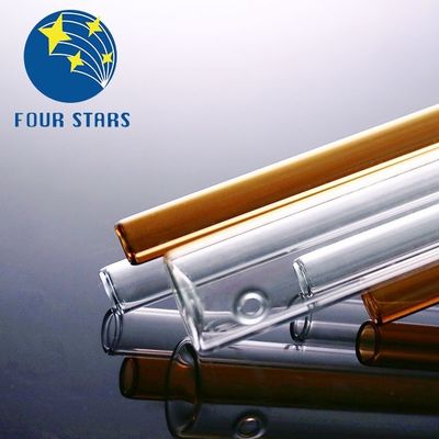 أنابيب زجاجية البورسليكات ذات القطر الكبير مقاومة للحرارة SGS