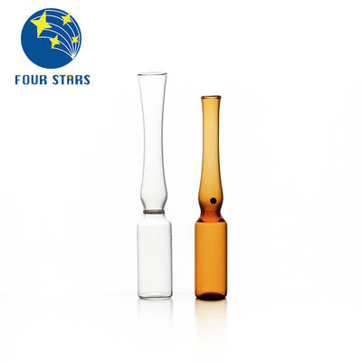 جودة  Amber Clear Pharmaceutical Empty Glass Ampoules YBB/ISO 1ml Ampule مصنع