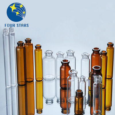 جودة  10ml Clear Amber Screw Cap Vials Neutral Borosilicate Glass مصنع