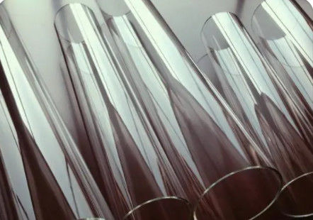 6-32mm زجاج البورسليكات أنبوب شفاف اللون